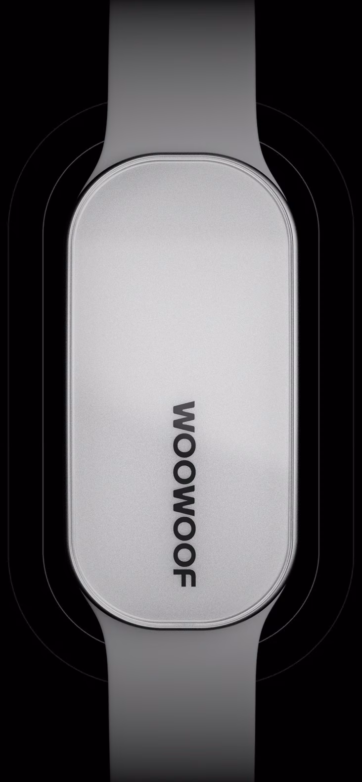 WooWoof collar module, front view