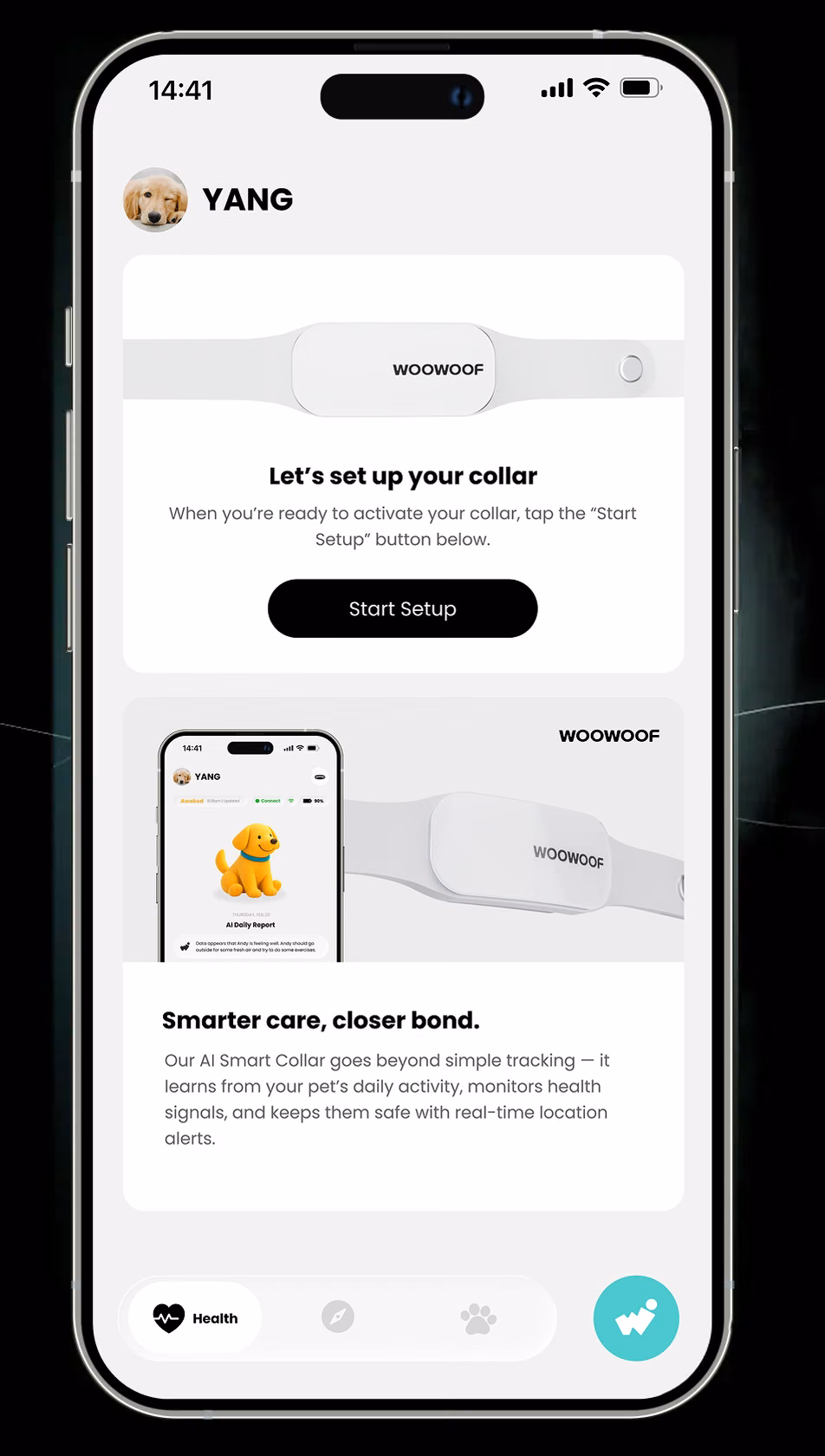 Onboarding: set up your collar