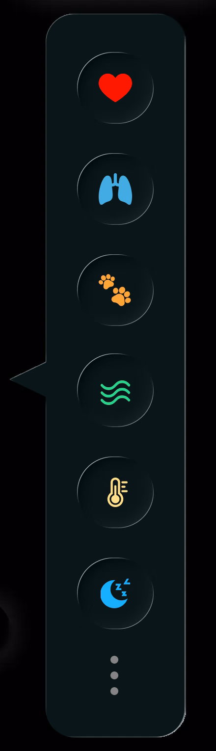 Health metric icons